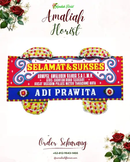 Papan Bunga Ucapan Selamat Cimekar